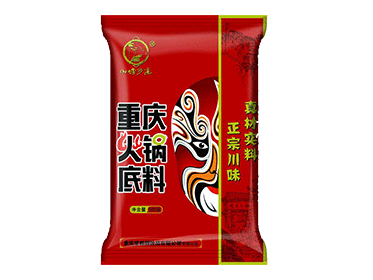 重庆陆派火锅底料-山城步道老火锅底料-香辣型火锅底料500G家用装