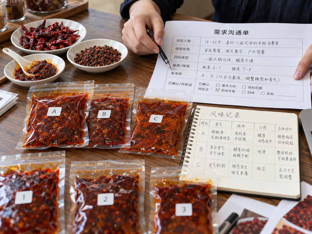 火锅底料定制打样前要准备什么？品牌方首次对接研发的需求准备清单