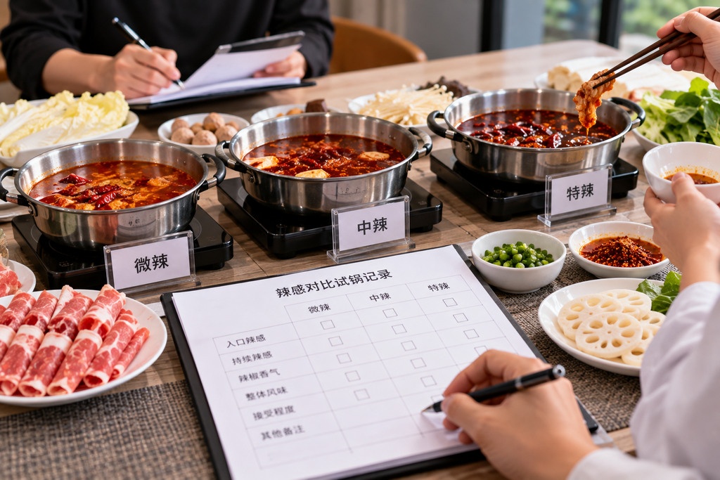 火锅底料辣度定制怎么做？微辣、中辣、特辣产品线的客群定位与辣感开发