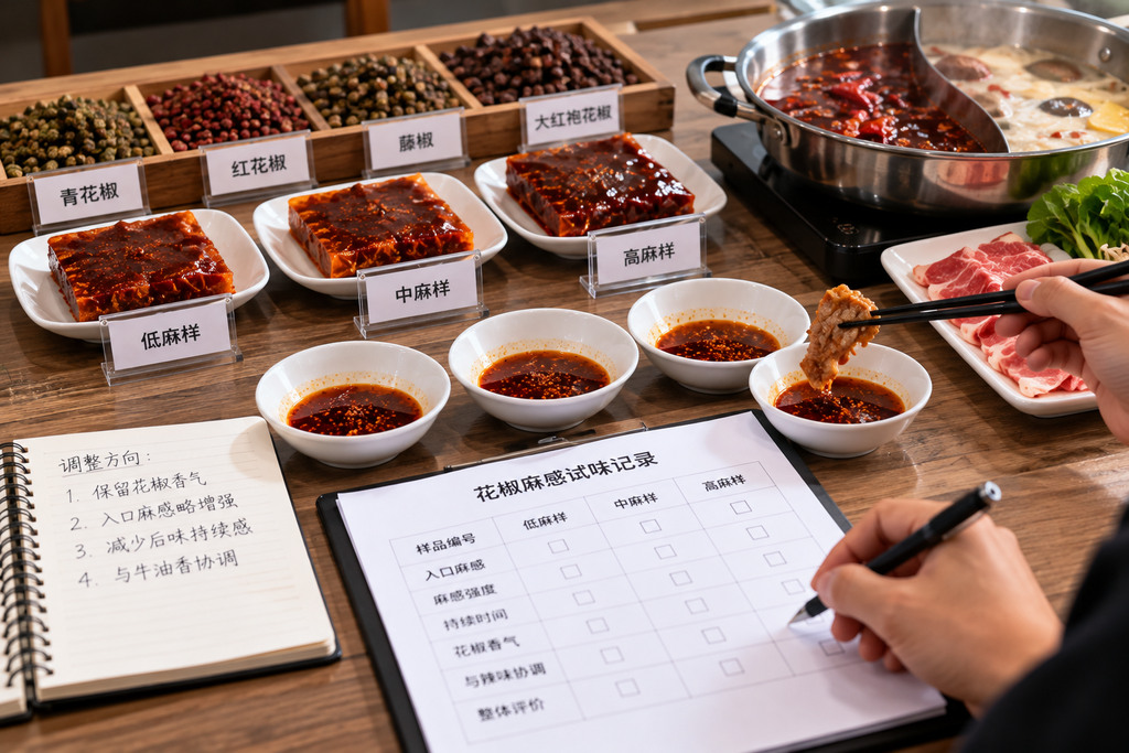 火锅底料麻度定制怎么做？要从目标客群到花椒麻感的研发需求确认
