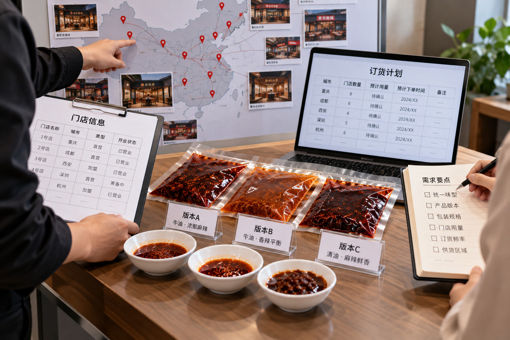 连锁火锅OEM怎么做？从底料版本统一到多门店标准化使用的合作准备