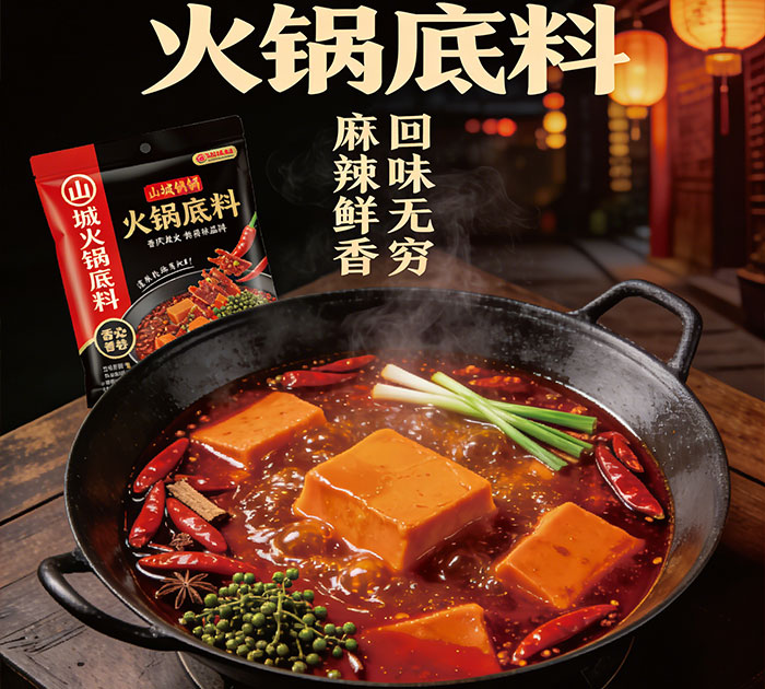 重庆无渣火锅底料，老火锅的灵魂更健康的选择