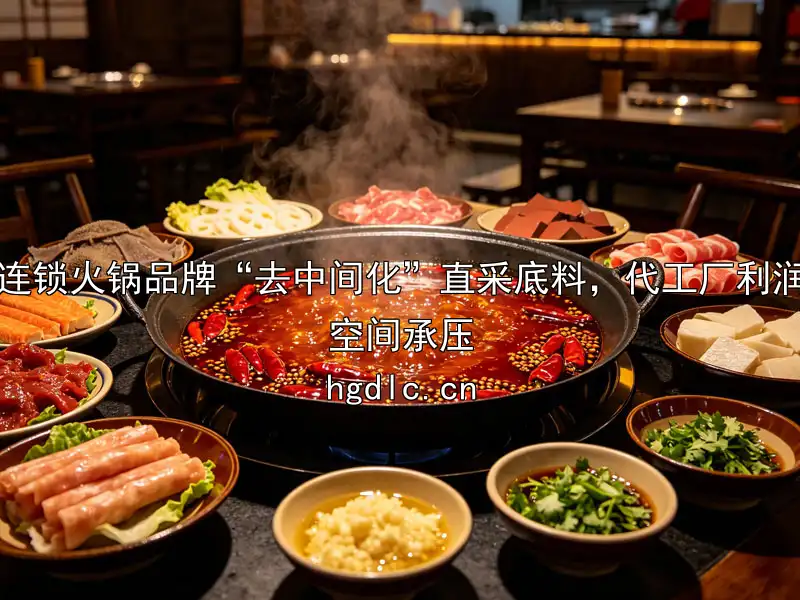 连锁火锅品牌“去中间化”直采底料，代工厂利润空间承压