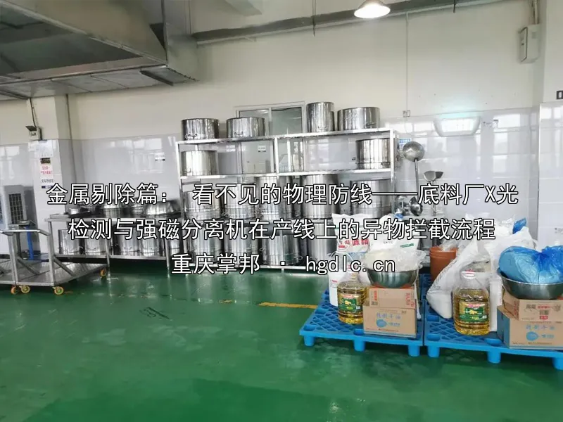 金属剔除篇： 看不见的物理防线——底料厂X光检测与强磁分离机在产线上的异物拦截流程