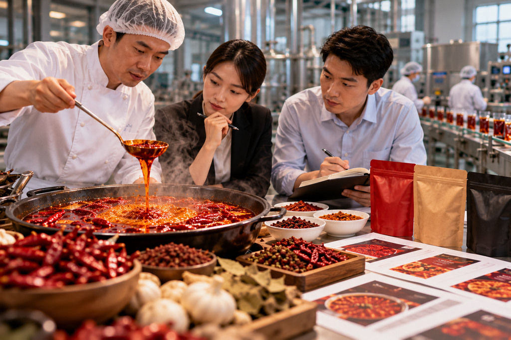 重庆火锅底料代加工怎么落地?合作前先把味型、规格和包装确认清楚