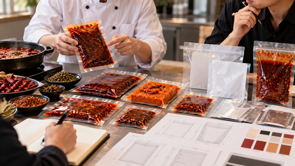 火锅底料包装定制怎么落地?餐饮装、零售装与自有品牌包装的选择要点