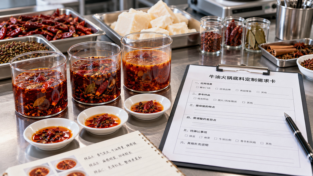 牛油火锅底料定制前要明确什么?味型调整、使用条件与OEM需求准备指南