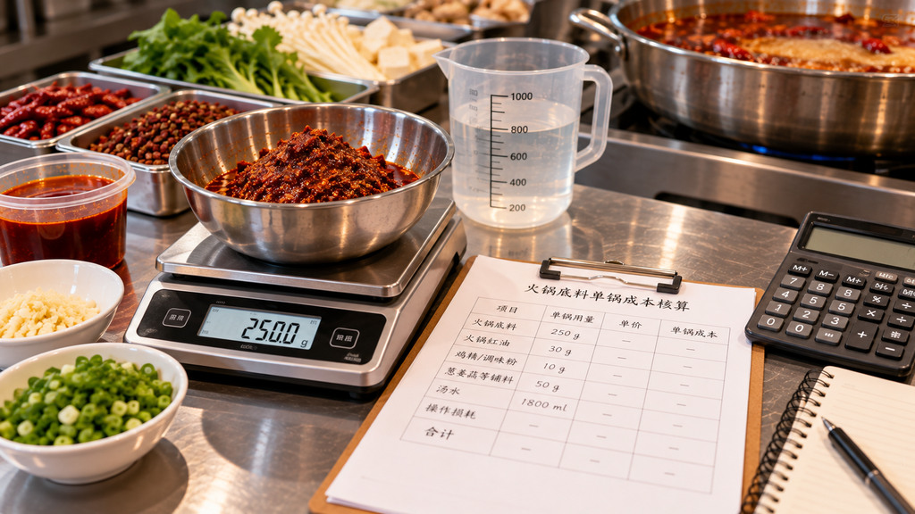 火锅底料成本怎么核算？门店单锅成本不能只看底料单价
