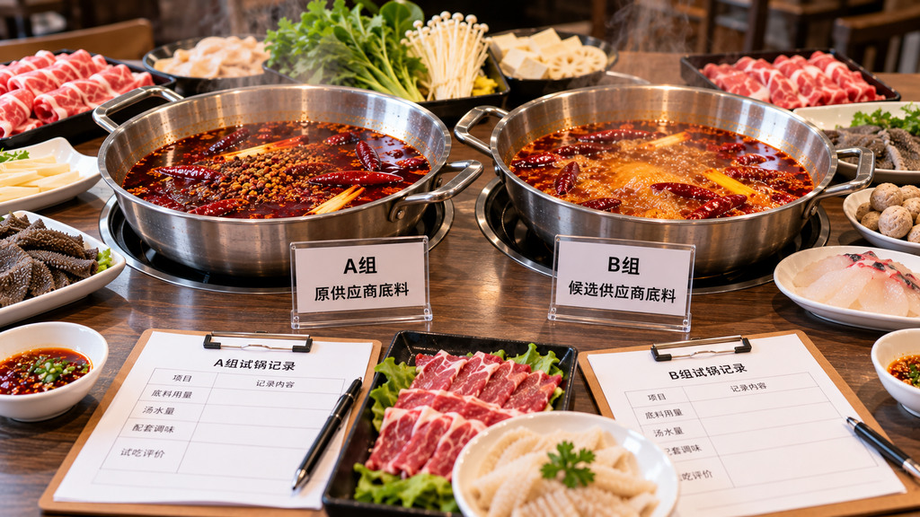 火锅底料换供应商怎么测试？从试锅到小范围验证