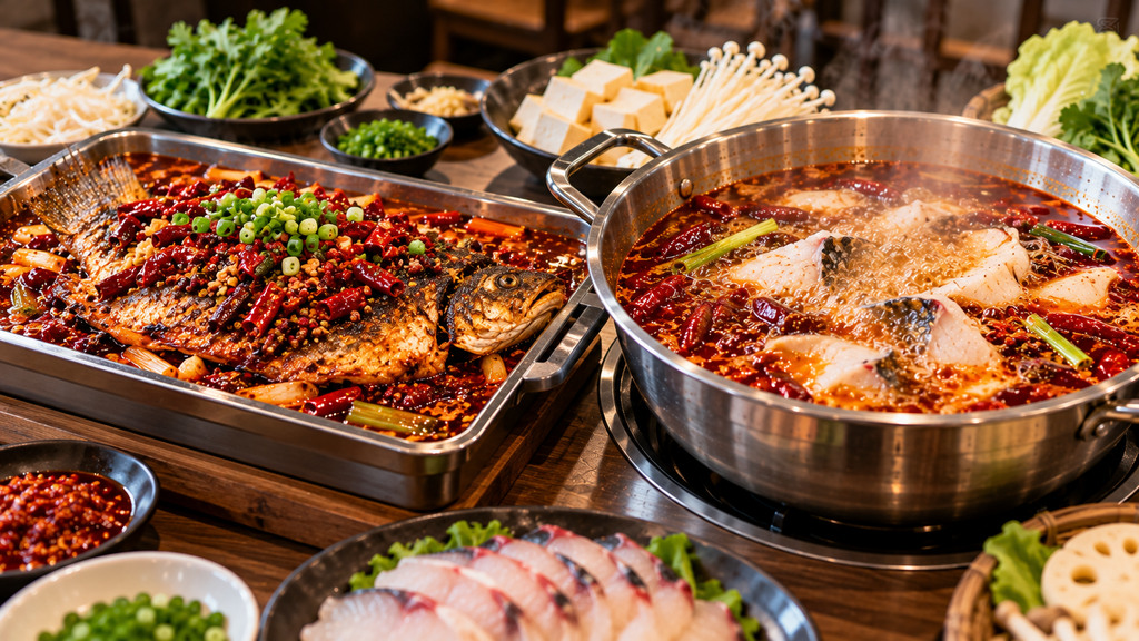 烤鱼底料和鱼火锅底料有什么区别？从浓度、油脂和出品方式看怎么选