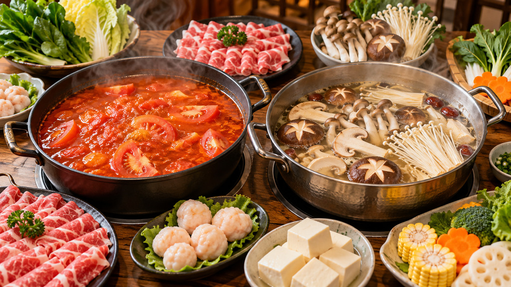 番茄火锅底料和菌汤底料怎么选？从口味、客群和菜品搭配看区别