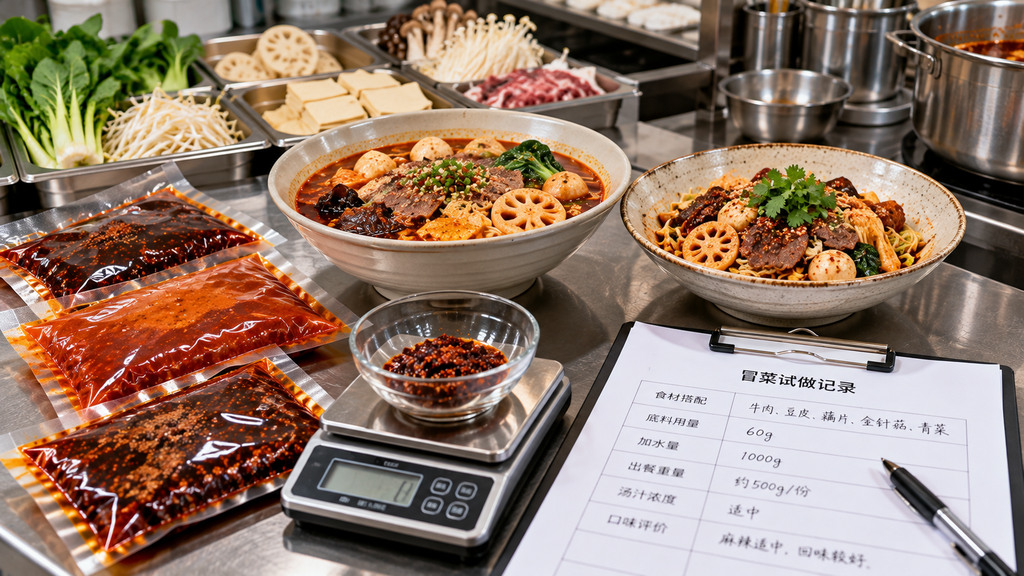 冒菜底料批发怎么采购?先把门店用量、规格和供货条件对清楚