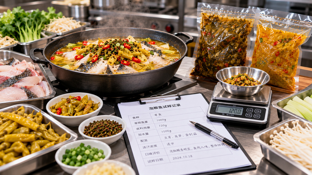泡椒鱼底料批发怎么采购?用量、试样和供货条件要先对清楚