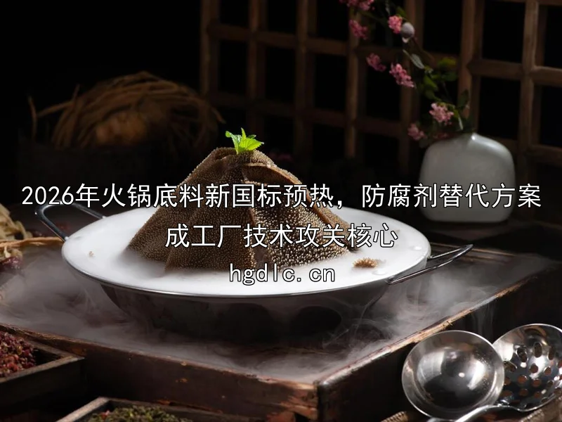 2026年火锅底料新国标预热，防腐剂替代方案成工厂技术攻关核心